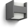 „Kinkiet Signify Philips Outdoor A-Label Arbour Wand UE“ aukštyn ir žemyn 3,8 W 27 K antracito spalvos
