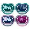 Philips AVENT SCF349/19, klasikinis kūdikio čiulptukas, ortodontinis, silikoninis, berniukui/mergaitei – 2 vnt.