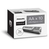 Philips PHILIPS batteri industrial alkaline AA 10-pak - 2073832