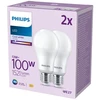 Philips Lemputė 100 W A67 E27 x2, 13 W, 100 W, E27, 1521 lm, 15000 h, Šalta balta