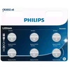 PHILIPS mygtukinė ličio baterija CR2032, 6 vnt. pakelis – 2145525
