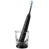 Philips Sonicare DiamondClean juodas šepetėlis įkrovimo stiklinėje