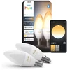 Philips Hue E14 3,7W Światło balta (1000-20000K) B39 świeczka 2-pak