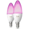 „Philips Hue“ E14 3,7 W RGBW B39 žvakių lemputės, 2 vnt. pakuotėje