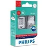 Philips LED W21 raudona ulr 12v x2