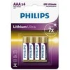 Philips Lithium Ultra baterija FR03LB4A/10, Įkraunama baterija, AAA, Ličio, 1,5 V, 4 vnt., 15 metų