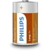 Philips Ilgaamžė baterija R20L2B/10, Vienkartinė baterija, Cinko-anglies, 1,5 V, Žalia, Balta, 34,2 mm, 34,2 mm