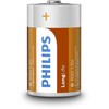 Philips Ilgaamžė baterija R20L2B/10, Vienkartinė baterija, Cinko-anglies, 1,5 V, Žalia, Balta, 34,2 mm, 34,2 mm