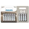 Philips LR6A10BP/10, Vienkartinės baterijos, AA, Šarminės, 1,5 V, 10 vnt., 5 metai