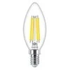 Signify „Philips MASTER Value“ LED žvakinė lemputė, reguliuojamo ryškumo, 3,4 W (40 W), E14 B35 927, skaidraus stiklo