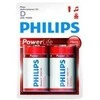 Philips šarminė baterija LR20P2B/10, Vienkartinės baterijos, D, Šarminė, 1,5 V, 2 vnt., 33 mm