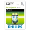 Mercury Įkraunama baterija Philips AAA 800 mAh 2 lizdinės plokštelės