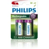 Philips HR14 C įkraunamos 3000 mAh baterijos, 2 vnt.