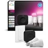 „Philips Hue Bridge Pro“ + 2 x E27 + šviesos reguliatorius