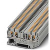 Phoenix Contact PT 2.5-QUATTRO DIN bėgelio rinklė 2,5mm² Push-in, pilka