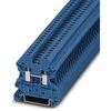 Phoenix Contact 3044089 2 laidų gnybtų blokas/bėgio jungtis 0,14–4 mm2 mėlyna UT 2,5 BU