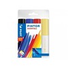 Pilot Pen „Pilot Pintor“, 4 vnt., Juoda, Mėlyna, Raudona, Geltona, Šepetėlio antgalis, Įvairių spalvų, Apvalus, 8 mm