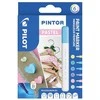 Pilot Pen Pilot Pintor pasteliniai pieštukai, 6 vnt., Mėlyna, Žalia, Rožinė, Violetinė, Balta, Geltona, Plonas galiukas, Įvairių spalvų, Apvalūs, 2,3 mm