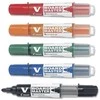 Pilot Pen Žymeklių baltai lentai rinkinys Pilot V Board Master, apvaliu galiuku, 5 spalvos
