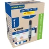 Pilot Pen Pilot V-Board Master mėlynas lentos markeris 10 vnt. + 10 papildymo talpų