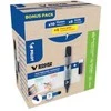 Pilot Pen Pilot V-Board Master mėlynas lentos markeris 10 vnt. + 10 papildymo talpų