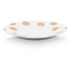 PIP Studio rinkinys/2 lėkštės su taškeliais, auksinės spalvos, 21 cm