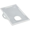Stickn ID-kort-holder poziomy plast transp (10 stk.)