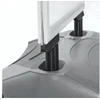 Plakatas Gadeskilt, Twinco Twin Light, 640x1040x190mm aliuminis/pilka
