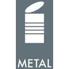 Plakatas Multi METAL piktograma 12x12 cm, vnt