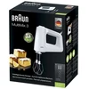 Plakiklis Braun MultiMix HM 3000 WH, Rankinis maišytuvas, Balta, Nerūdijančiojo plieno, 450 W