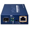 Šakotuvas Konwerter światłowodowy Planet PLANET 1-Port 100/1000X SFP to konwerter sieciowy Mėlyna