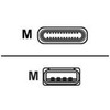 Kabelis USB Poly USB-A - USB-C 10 m Juodas (CBL USB 3.1 TYPE A TO C SLIM)
