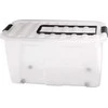 Konteineris su ratukais ir rankena Plast Team HomeBox 86L