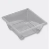 Plastikinis indas, Plus Pack Gourmet Express Stačiakampis 585 ml, 141x141x55mm PET, permatomas, kartonas po 400