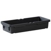 Plastikinė dėklo Vileda 22,2x10,2x23,8 cm, juoda, perdirbto plastiko, pilno dydžio
