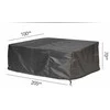 Platinum Apdangalas sodo sofai Aero Cover 205x100xH70cm pilkas