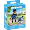 Playmobil 71740, 4 m., Bėgikas su Border Collie, Įvairiaspalvis, Plastikas