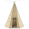 Plum didelis Tipi medinis žaidimų namelis vaikams