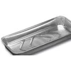 Foliebakke, Plus Pack, 1-Compartments Rektangulær kapacitet 653ml,258x116x28mm aliuminio, aliuminio,