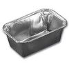 Foliebakke, Plus Pack, 1-Compartments Rektangulær kapacitet 140ml,100x64x35mm aliuminio, aliuminio,