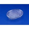 Plus Pack Plastikiniai padėklai su atlenkiamu dangteliu 50 vnt. R-PET ovalo formos 760 ml 204x166x52 mm 97012 - (50 vnt.)