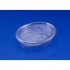 Plus Pack Plastikiniai padėklai su atlenkiamu dangteliu 50 vnt. R-PET ovalo formos 760 ml 204x166x52 mm 97012 - (50 vnt.)