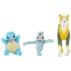 Figūrėlė Pokemon Pokémon Battle 3 figūrėlių paketas – Squirtle, Machop, Boltund