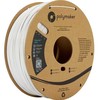 Poly Polymaker PF01011 PolyLite Filament ASA atsparus UV spinduliams, atsparus atmosferos poveikiui, atsparus karščiui 2,85 mm 1000 g balta 1 vnt.