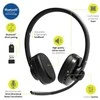 PORT CONNECT ON'R 500 Dvipusės Bluetooth stereo ausinės PRO su mikrofonu, Juodas