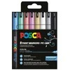 Posca - PC1MR - Extra Fine Tip Pen - Metallic Colors, 8 pc (401653)