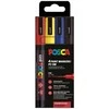 POSCA PC-3M 4 vnt. pagrindinių spalvų