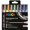 Posca - Medium Tip Pen - Pastel colors, 8 pc (401669)