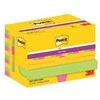 Lipnūs lapeliai 3M Post-it® Super Sticky Carnival, 47.6mmx47.6mm 12 vnt. po 90 lapelių