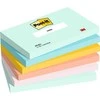 Post-it lipnūs lapeliai, 6 spalvų blokelių komplektas